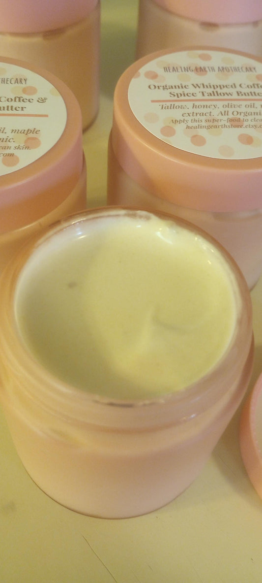 Organic whipped coffee tallow butter