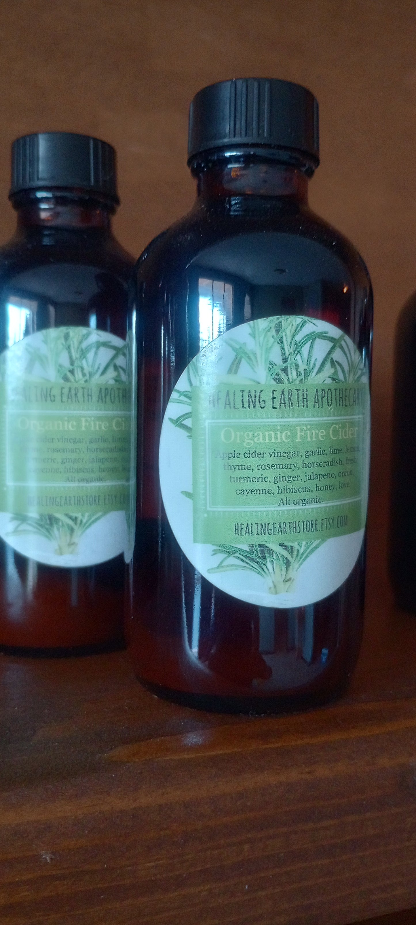 Organic Hibiscus Fire Cider