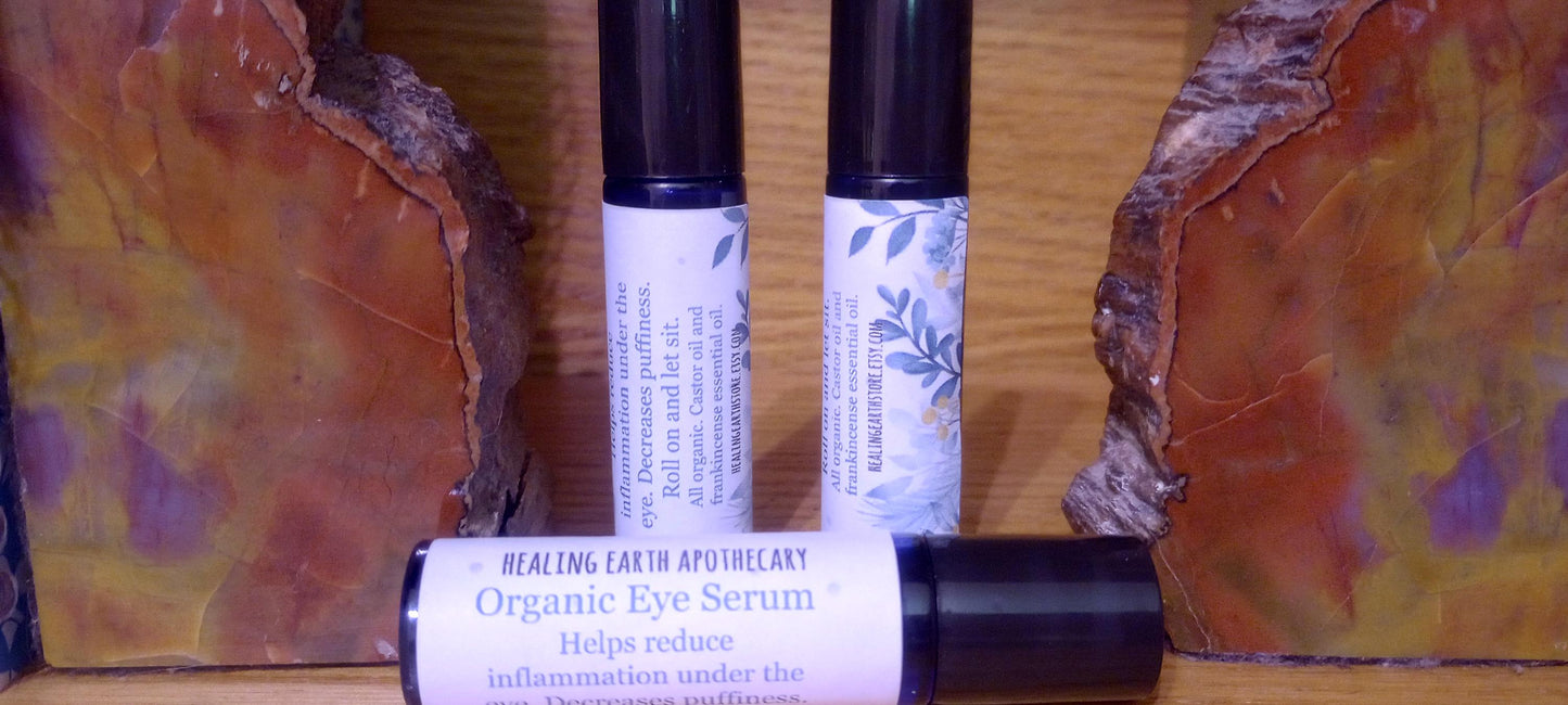 Organic eye serum
