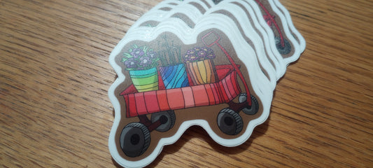 Flower wagon