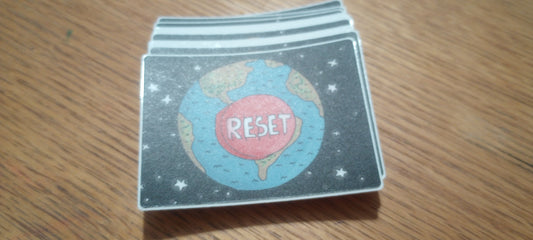 Reset sticker