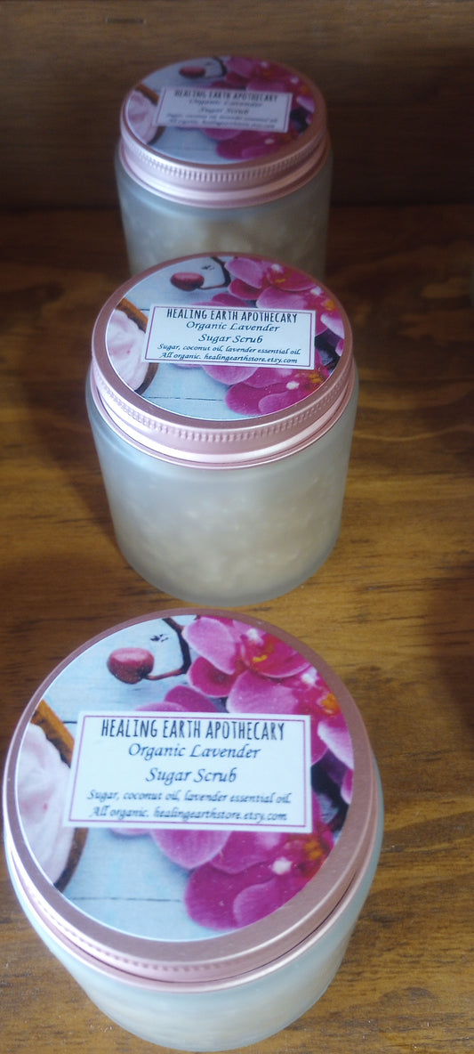 Organic sugar scrub
