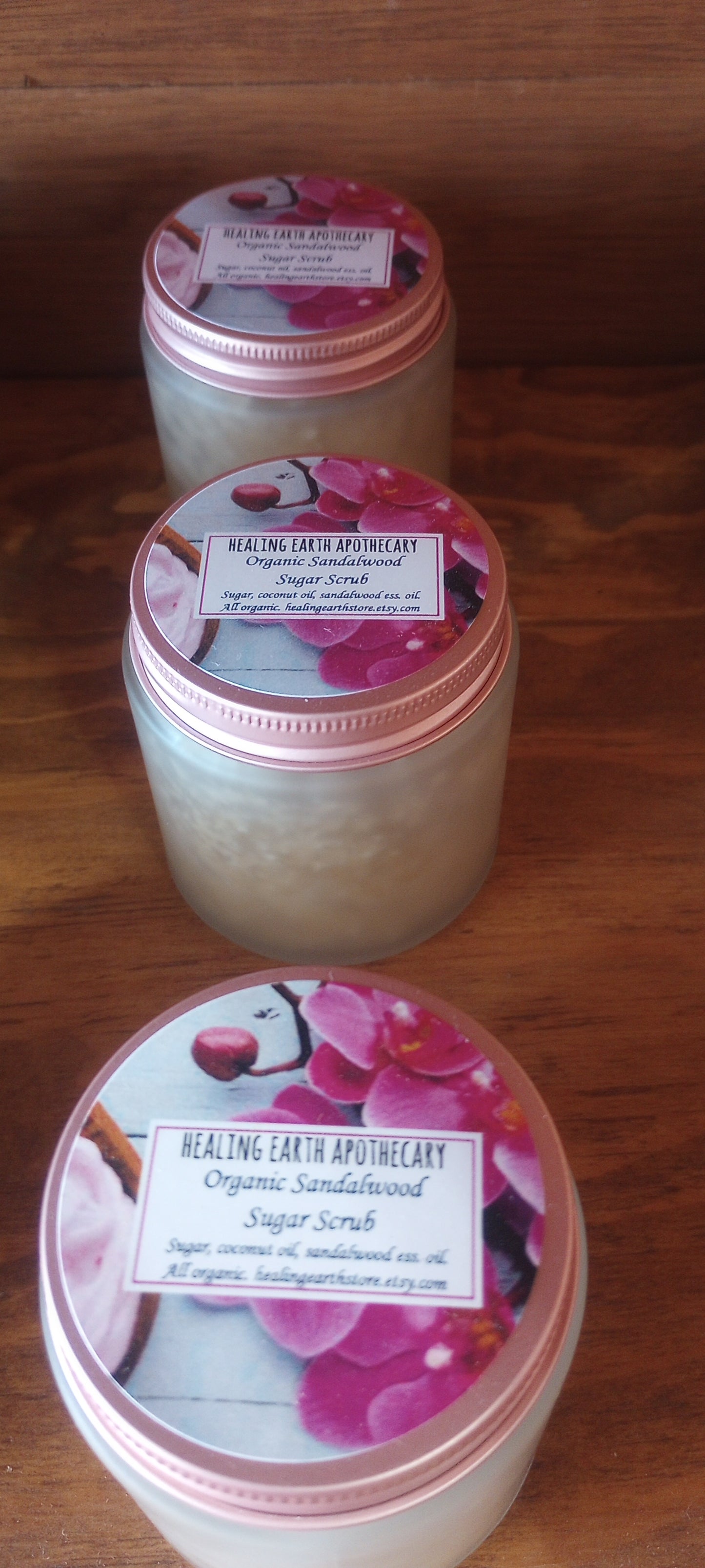 Organic sugar scrub
