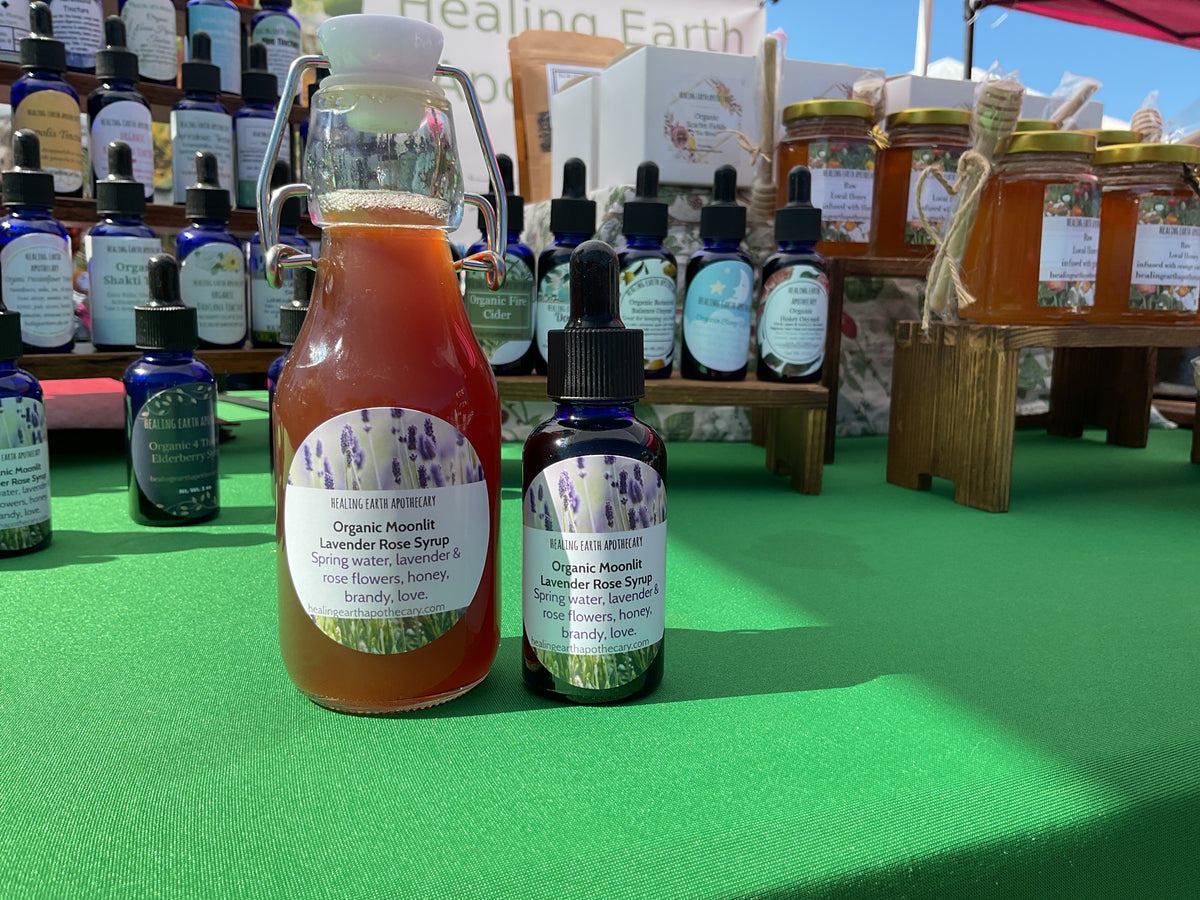 Organic moonlit lavender syrup